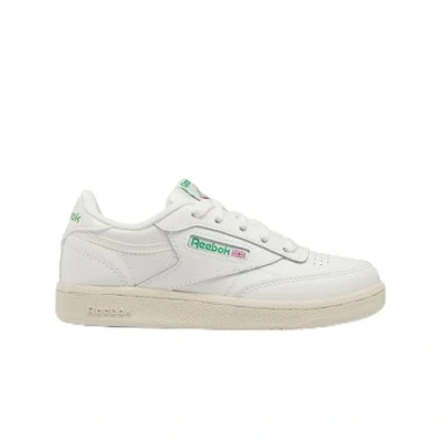 Image of Reebok Boy&#039;s Club C Sneakers, Chalk Glegrn, 5 UK