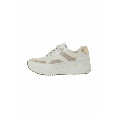 Image of Marco Tozzi Trainers, Women&#039;s, Size: 7, White gold Textile/synthetics