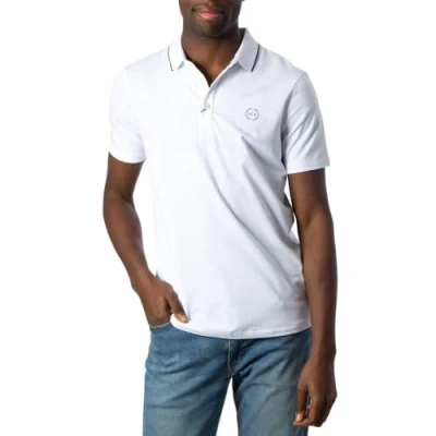 Image of Armani Exchange Polo shirt, Men&#039;s, Size: Small, White