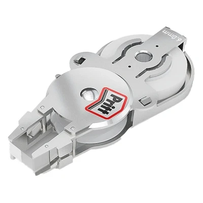 Image of Pritt Correction Roller Refill Cassette, Premium Tape with New Flexible Tip, Easy Application, Length: 12 m, Width: 6 mm, Pack of 10