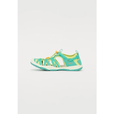 Image of Keen Moxie Unisex Walking sandals for kids, Size: 13k, Neon green Textile