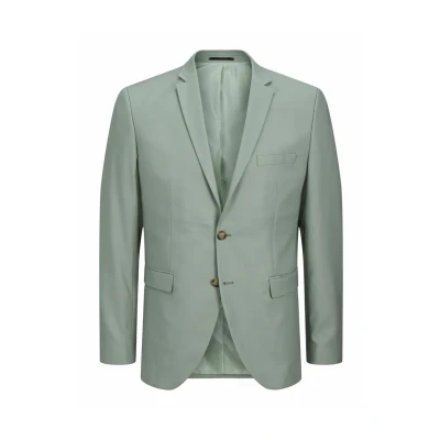 Image of JACK &amp; JONES Men&#039;s Jprsolaris Blazer Noos, Iceberg Green/Fit: super slim fit, 38