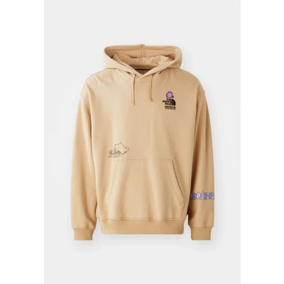 Image of The North Face Mountain Cleanup Oversized Hoodie Sweatshirt, Men&#039;s, Size: Small, Khaki stone