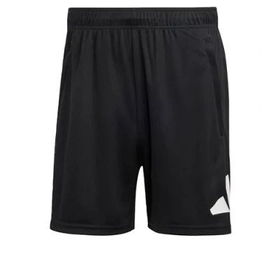 Image of adidas Performance TR ES LOGO SHO Sports shorts, Men&#039;s, Size: Mx9&quot;, Black/white