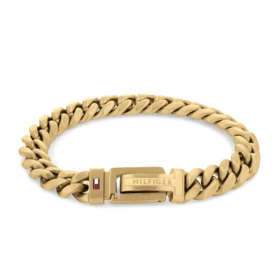 Image of Tommy Hilfiger Bracelet goldcoloured, Men&#039;s, Size: One Size, Gold coloured