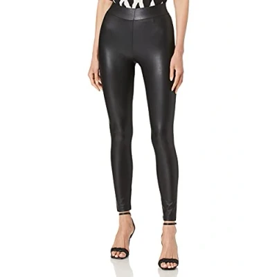 Image of Pieces Women&#039;s Pcnew Shiny Hw Leggings Noos Slacks, Black, M L