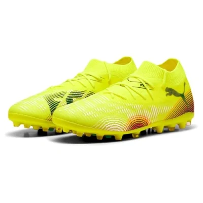 Image of Puma Future 8 Match Moulded stud football boots, Men&#039;s, Size: 105, Yellow alert/black/sun struck shoes