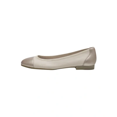 Image of Tamaris Ballet pumps, Women&#039;s, Size: 5.5, Ivory comb Leather/synthetics