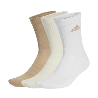 Image of adidas Performance 3 PACK Unisex Sports socks, Size: 4.5 5.5, White warm sandstone