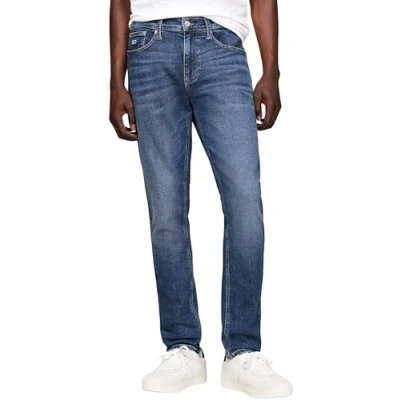 Image of Tommy Jeans Men&#039;s Slim, Denim Dark, 29W / 36L