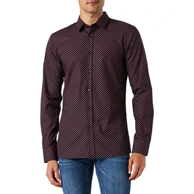 Image of HUGO Elisha Shirt, Men&#039;s, Size: 15, Black