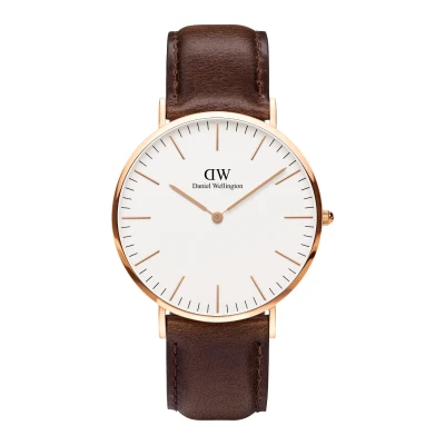 Image of Daniel Wellington Classic Bristol 40MM Watch Rose goldcoloured, Size: 40, gold coloured