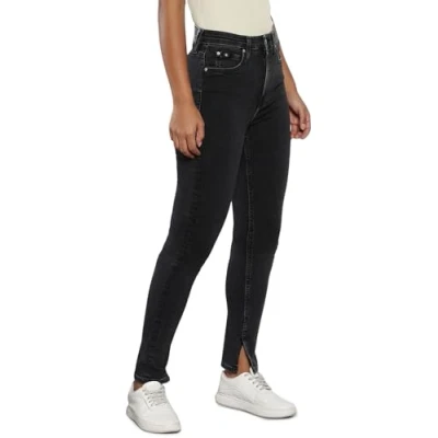Image of Calvin Klein Jeans Women&#039;s Pants, Denim Black, 25W / 30L