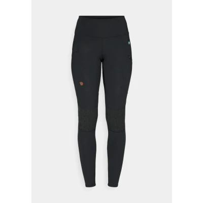 Image of Fjällräven Abisko Trekking Leggings, Women&#039;s, Size: XS, Black