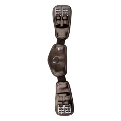 Image of WALDHAUSEN Short Leather Strap Elastic Brown 60 cm