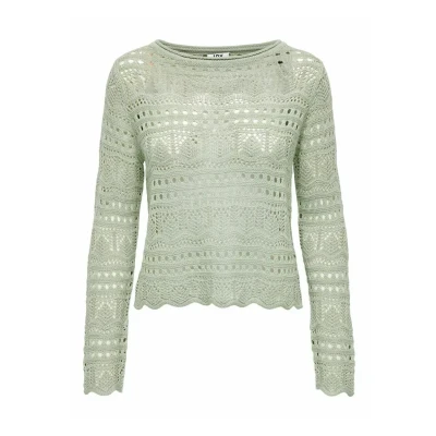 Image of JDY SUN LAY Boatneck Jumper, Women&#039;s, Size: Large, Desert sage