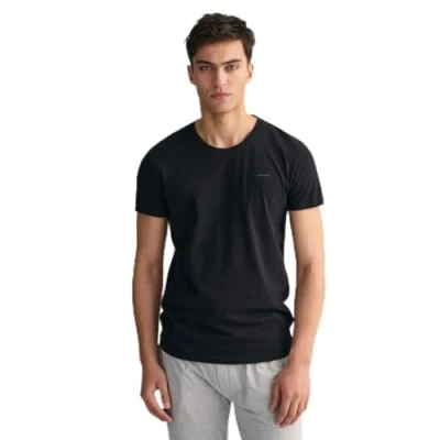 Image of GANT 2PACK Pyjama top, Men&#039;s, Size: Small, Schwarz