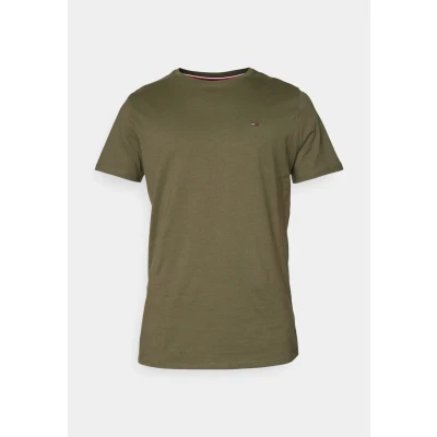 Image of Tommy Jeans SLIM TEE Basic Tshirt, Men&#039;s, Size: XS, Fatigue green