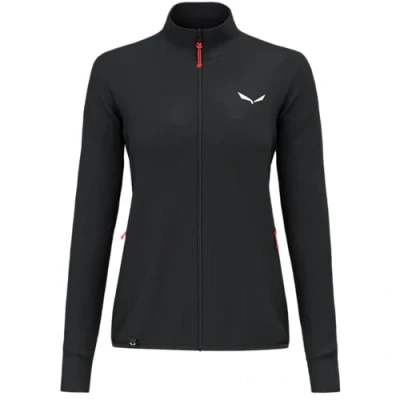 Image of Salewa PUEZ Waffle Jacket Zipup sweatshirt, Women&#039;s, Size: 6, Black out