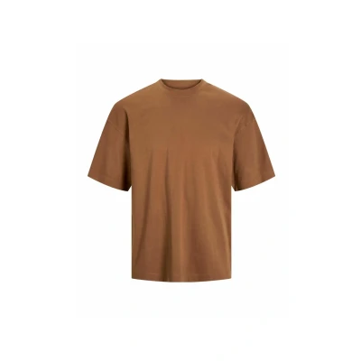 Image of Jack &amp; Jones Jjeurban EDGE TEE O NECK Basic Tshirt, Men&#039;s, Size: Large, Mocha bisque