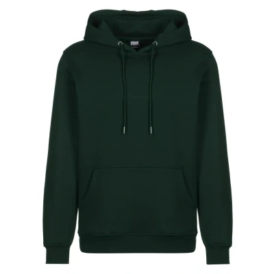 Image of Urban Classics Men&#039;s Blank Hoody Jumper, Bottlegreen, 3XL