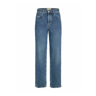 Image of JJXX Seville C5037 Straight leg jeans, Women&#039;s, Size: 24x30, Medium blue denim