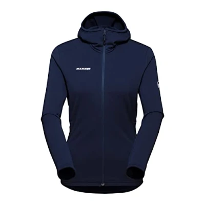Image of Mammut Aconcagua Light ML Hooded Zipup sweatshirt, Women&#039;s, Size: Small, Marine