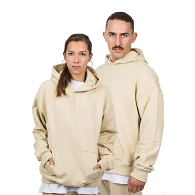 Image of Blackskies Oversized Heavyweight Sweatshirt, Size: Large, Beige