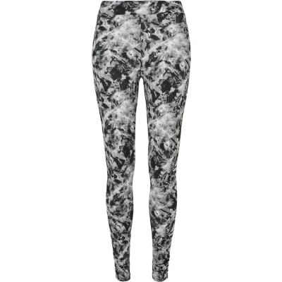 Image of Urban Classics SOFT AOP Leggings Trousers, Women&#039;s, Size: 4XL, Blackfading