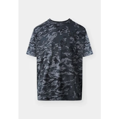 Image of Under Armour ABC CAMO Print Tshirt, Men&#039;s, Size: Large, Castlerock/black