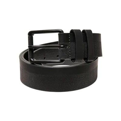 Image of Urban Classics Imitation Leather Basic Belt, Black, S M