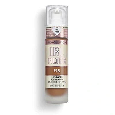 Image of Makeup Revolution IRL Filter Longwear Foundation 23ml (Various Shades) F15