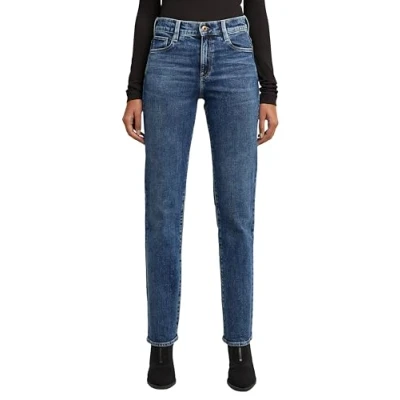 Image of G STAR RAW Women&#039;s Strace Straight Jeans, Blue (Antique Faded Orinoco D23951 c052 g118), 28W / 34L