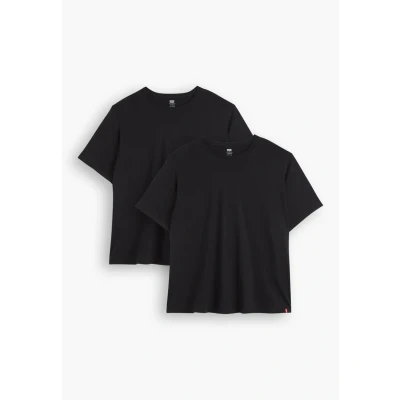 Image of Levi&#039;s Plus TEE 2 PACK Basic Tshirt, Men&#039;s, Size: 5XL, Black