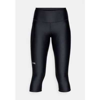 Image of Under Armour HI Capri 3/4 sports trousers, Women&#039;s, Size: XS, Black