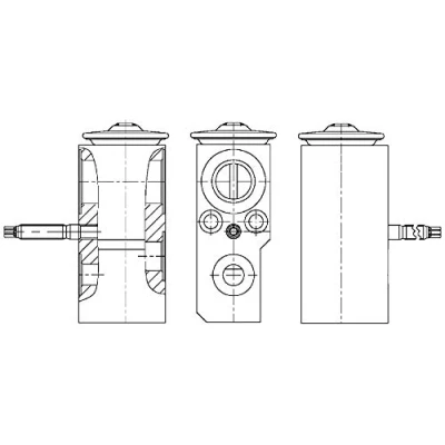 Image of Expansion Valve, air conditioning MAHLE ORIGINAL AVE 83 000P
