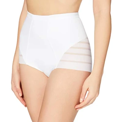 Image of DIM Control Medium HIGH Brief 2 PACK Briefs, Women&#039;s, Size: 18, White