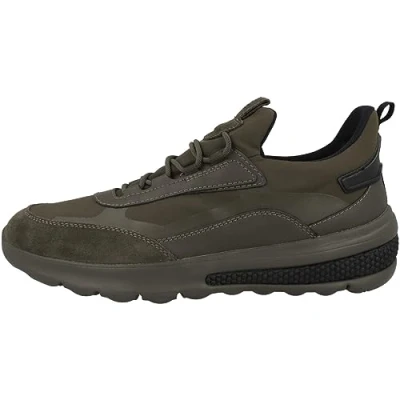Image of Geox U Spherica Actif Trainers, Men&#039;s, Size: 7, Military Leather and textile