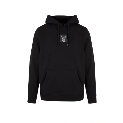 Image of Mister Tee Skelett Patch Hoodie, Men&#039;s, Size: Small, Black