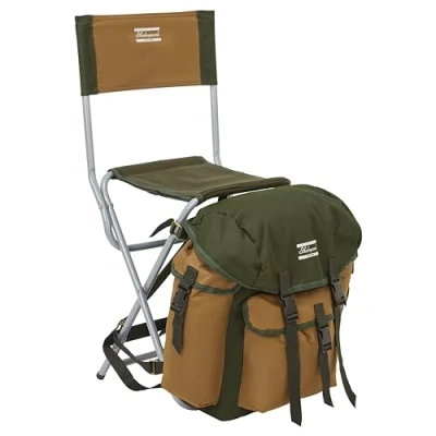 Image of Shakespeare Deluxe Backpack with Chair Fishing rucksack