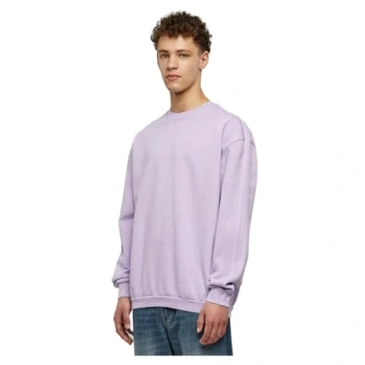Image of Urban Classics Heavy Terry Garment DYE CREW Sweatshirt, Men&#039;s, Size: Small, Lilac