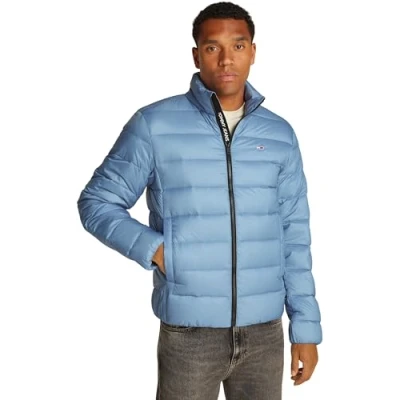Image of Tommy Jeans Jacket Down jacket, Men&#039;s, Size: 34, Colorado blue