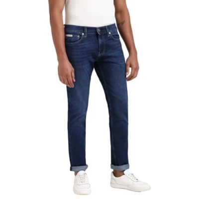 Image of Calvin Klein Jeans Men&#039;s Slim, Denim Dark, 29W / 32L