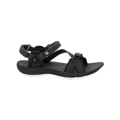 Image of Jack Wolfskin Lakewood RIDE Walking sandals, Women&#039;s, Size: 4, Black Textile