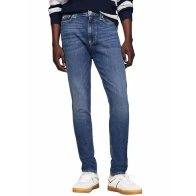 Image of Tommy Jeans Simon Skinny Fit, Men&#039;s, Size: 31x36, Denim dark