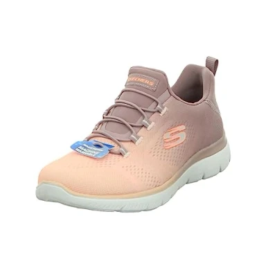 Image of Skechers Sport Summits Trainers, Women&#039;s, Size: 9, Light mauve/coral Textile
