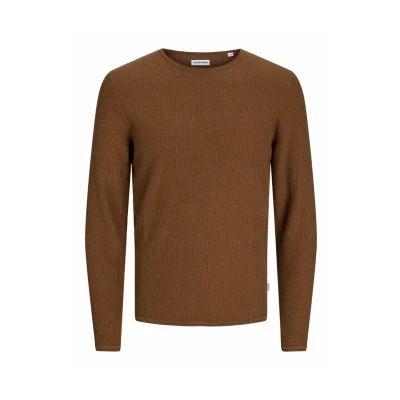 Image of Jack &amp; Jones MIT Rundhals Jumper, Men&#039;s, Size: Small, Mocha bisque