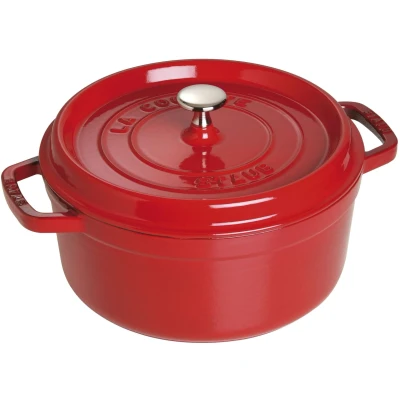 Image of Staub Casserole Cocotte Cherry ø 26 cm / 5.2 Liter