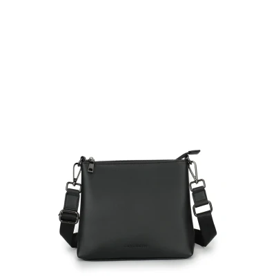 Image of Carlheim Women Crossbody Bag Sara Pu Leather Premium, Black, Medium, M