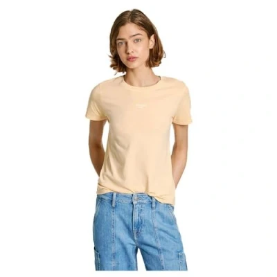 Image of Pepe Jeans Emily Basic Tshirt, Women&#039;s, Size: XS, Cornish yellow